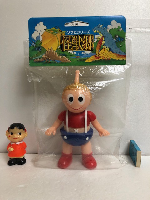 開封品☆わんぱく怪獣 チビラくん ソフビ人形 21．8cm 袋・タグ付