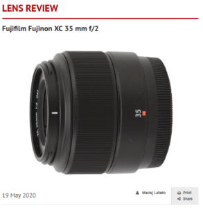 富士フイルムXC35mmF2は価格を考慮すると賞賛に値する中央解像 - とるなら