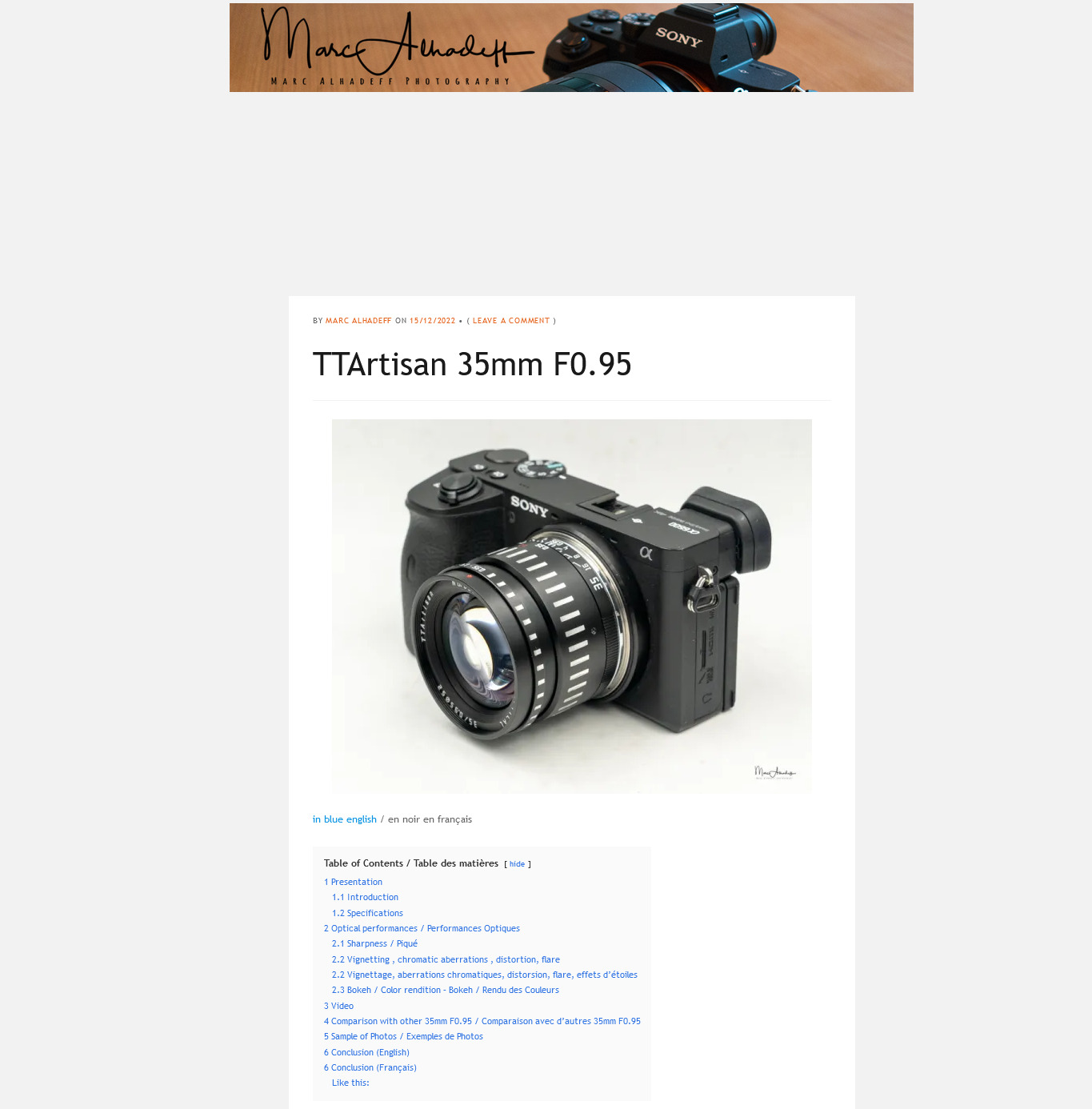 銘匠光学 TTArtisan 35mm F0.95 C は小型軽量でボケが強みとなるレンズ