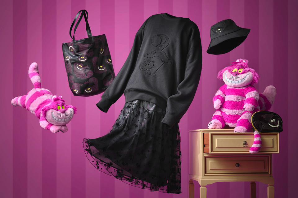 ふしぎの国のアリス チェシャ猫の新グッズ、劇中シーンを思わせる