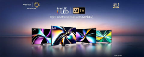 Hisense「ゲームモード・ウルトラ」で165Hzリフレッシュレートのミニ