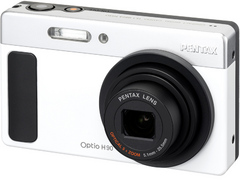 ペンタックス、ツートンカラーのスタイリッシュモデル「Optio H90
