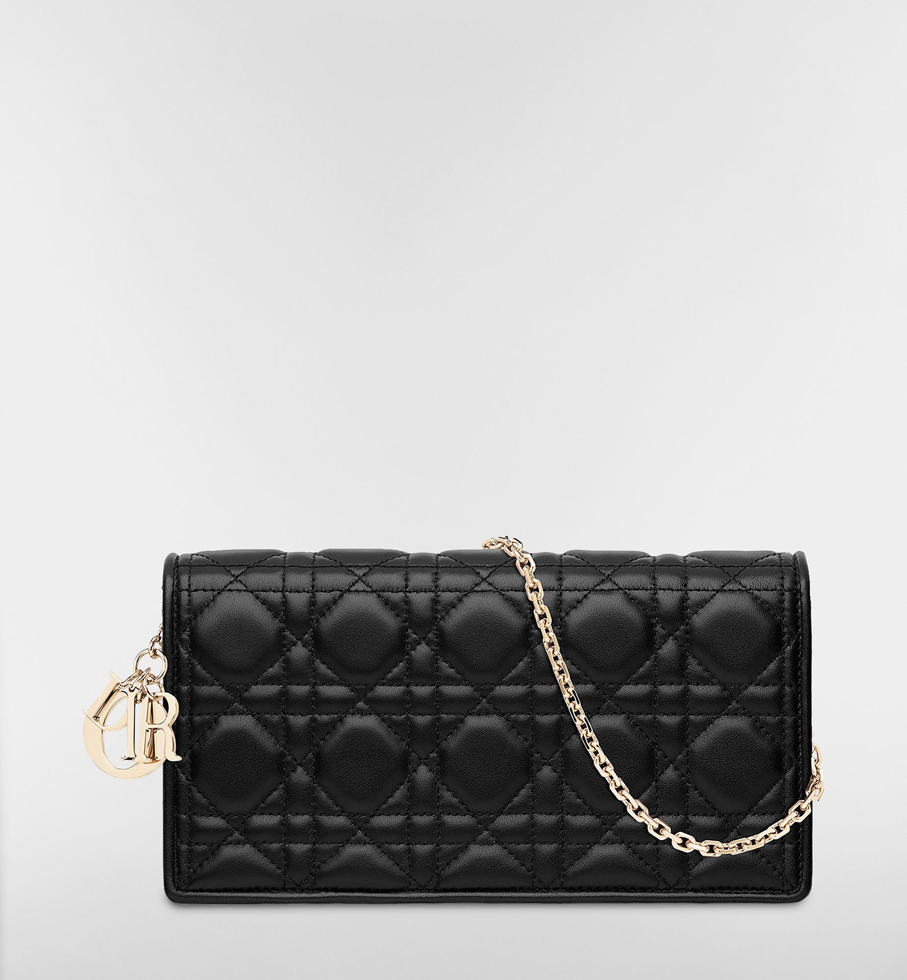 DIOR | Lady Dior ポーチ カナージュ ラムスキン