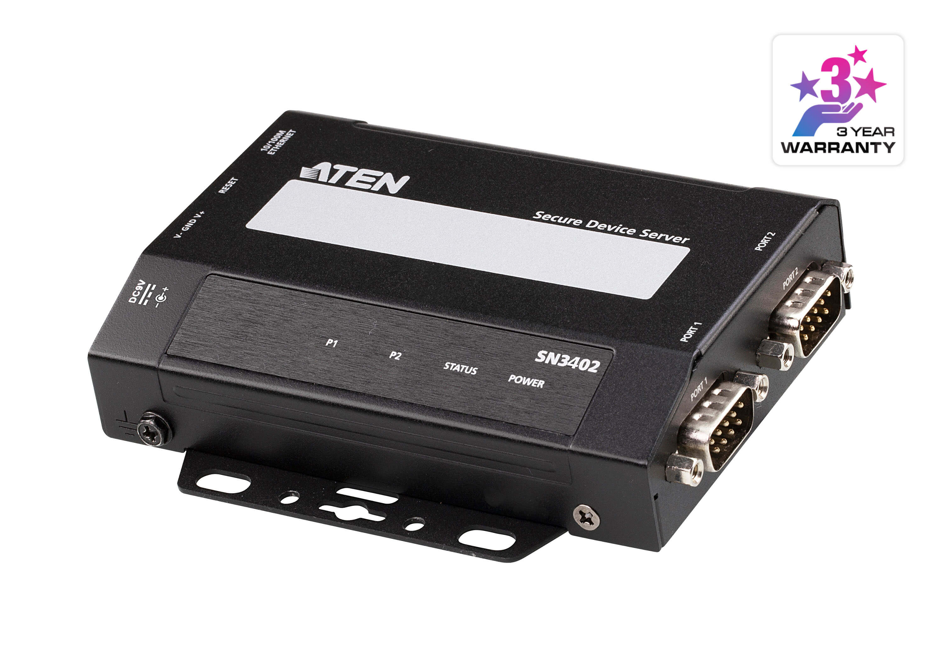 SN3402 2-ポート RS-232/422/485 Secure Device Server | ATEN Japan