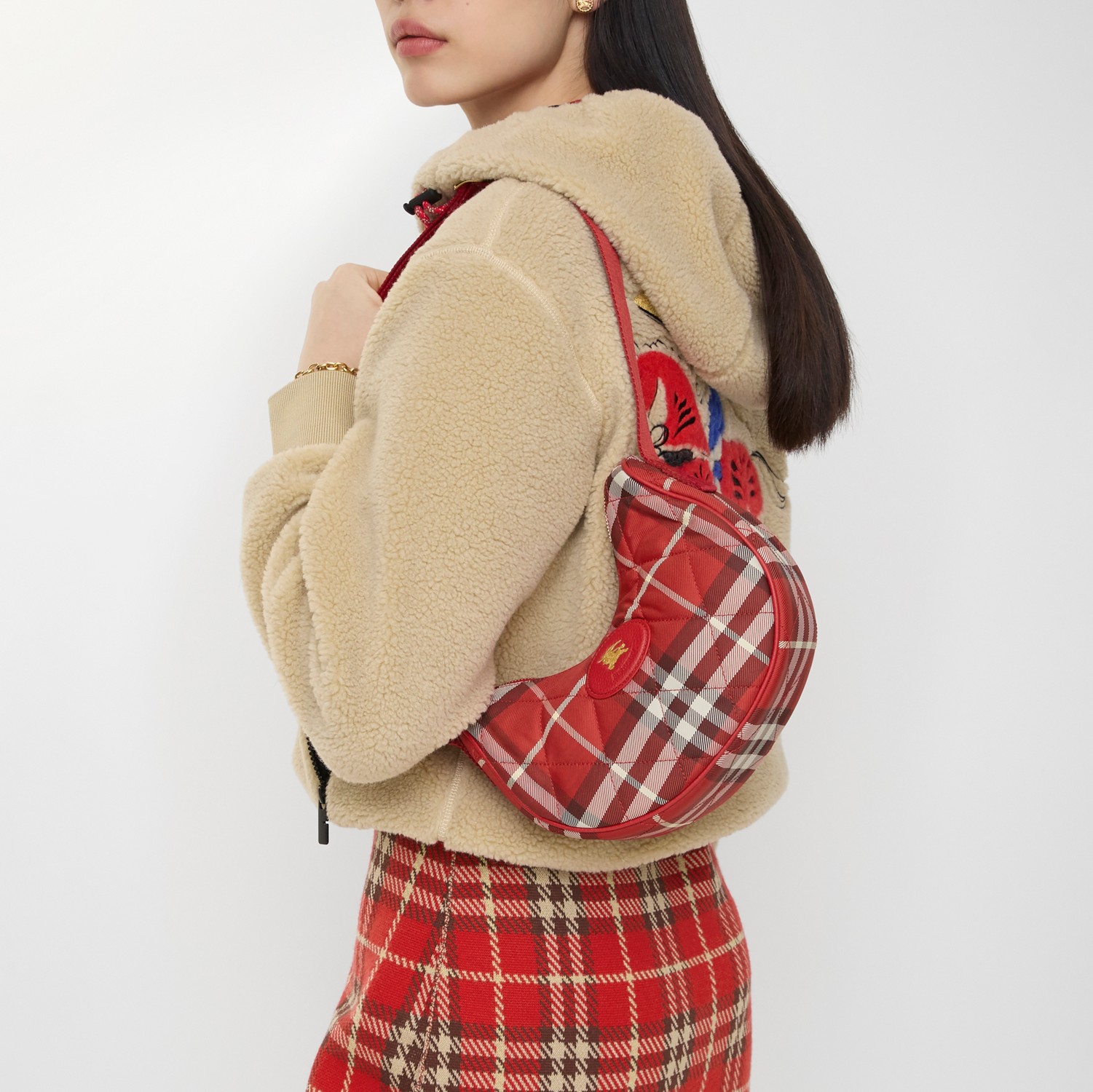 ホースシュー クロスボディバッグ​ (クレヨンレッド) - ウィメンズ