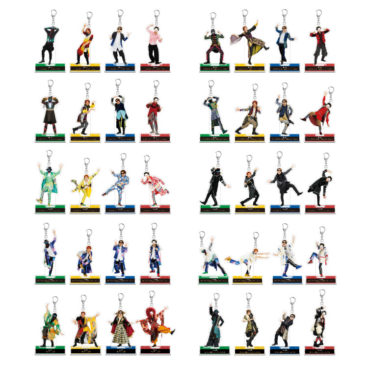 歴代ライブ衣装ランダムアクスタキーホルダー 全40種コンプリート