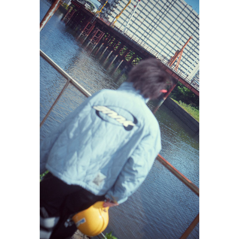 SNNK Quilted Jacket (Blue Gray) - ZUTOMAYO MART