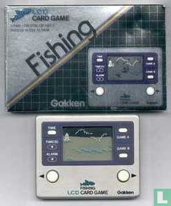gakken lcd card game Fishing (1981) - 3. Mini-Arcade / LCD-game