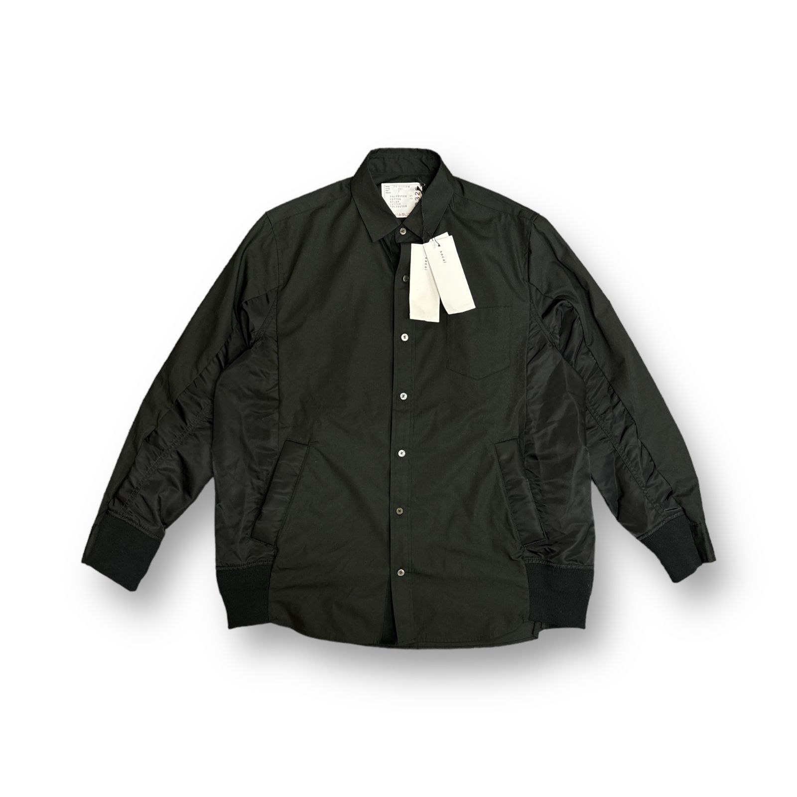 Sacai 24SS Cotton Poplin Shirt コットン ポプリン 切替 シャツ