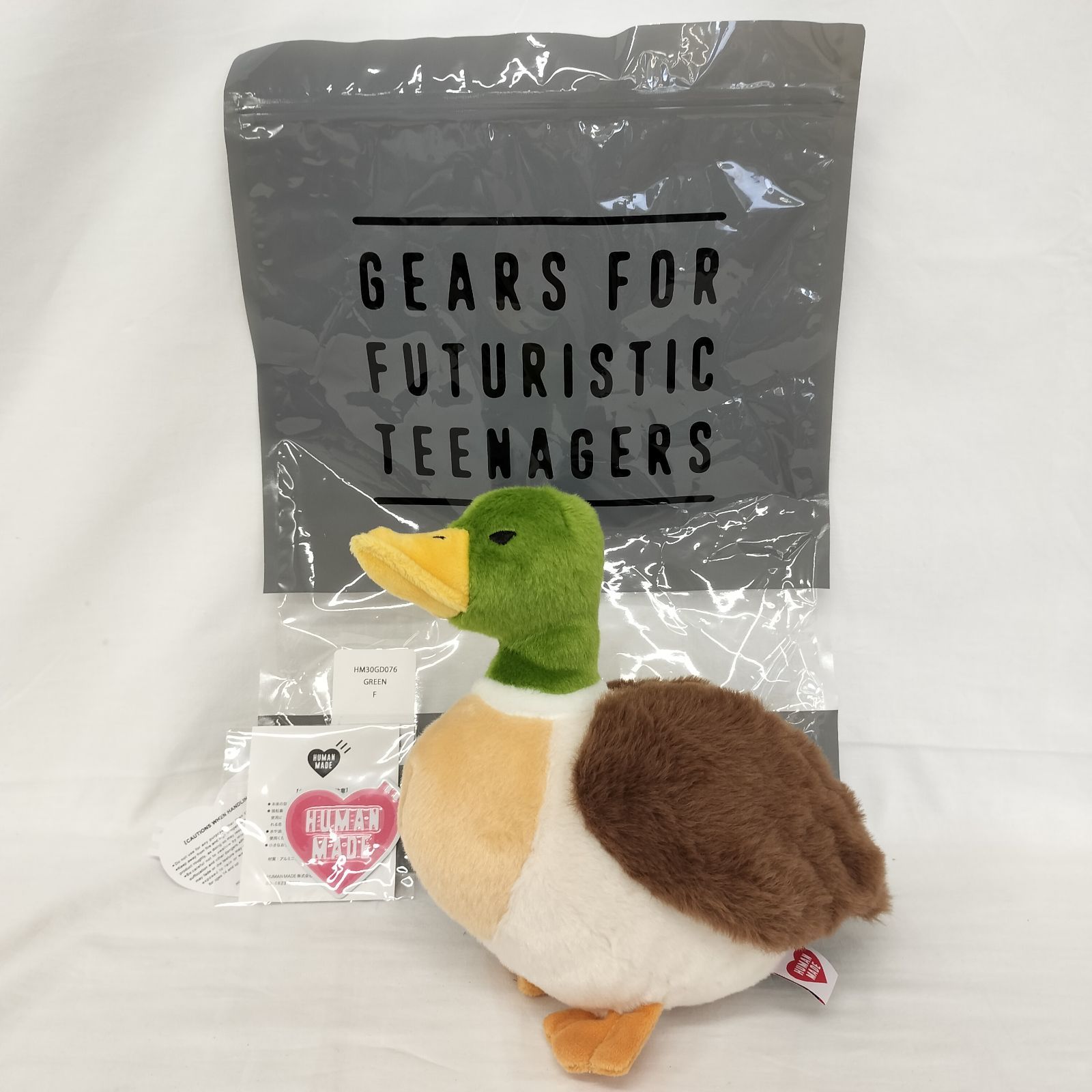 HUMAN MADE DUCK STUFFED TOY グリーン 新品未開封 カモ ぬいぐるみ