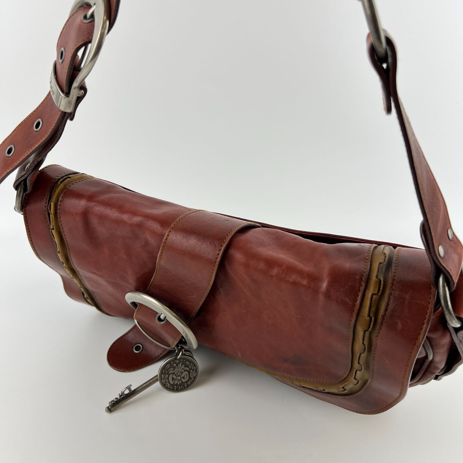 中古】Christian Dior クリスチャンディオール ガウチョ ショルダー