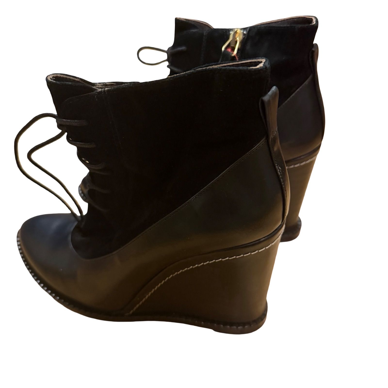 Paloma Barcelo（パロマ・バルセロ）レースアップブーツ スエード