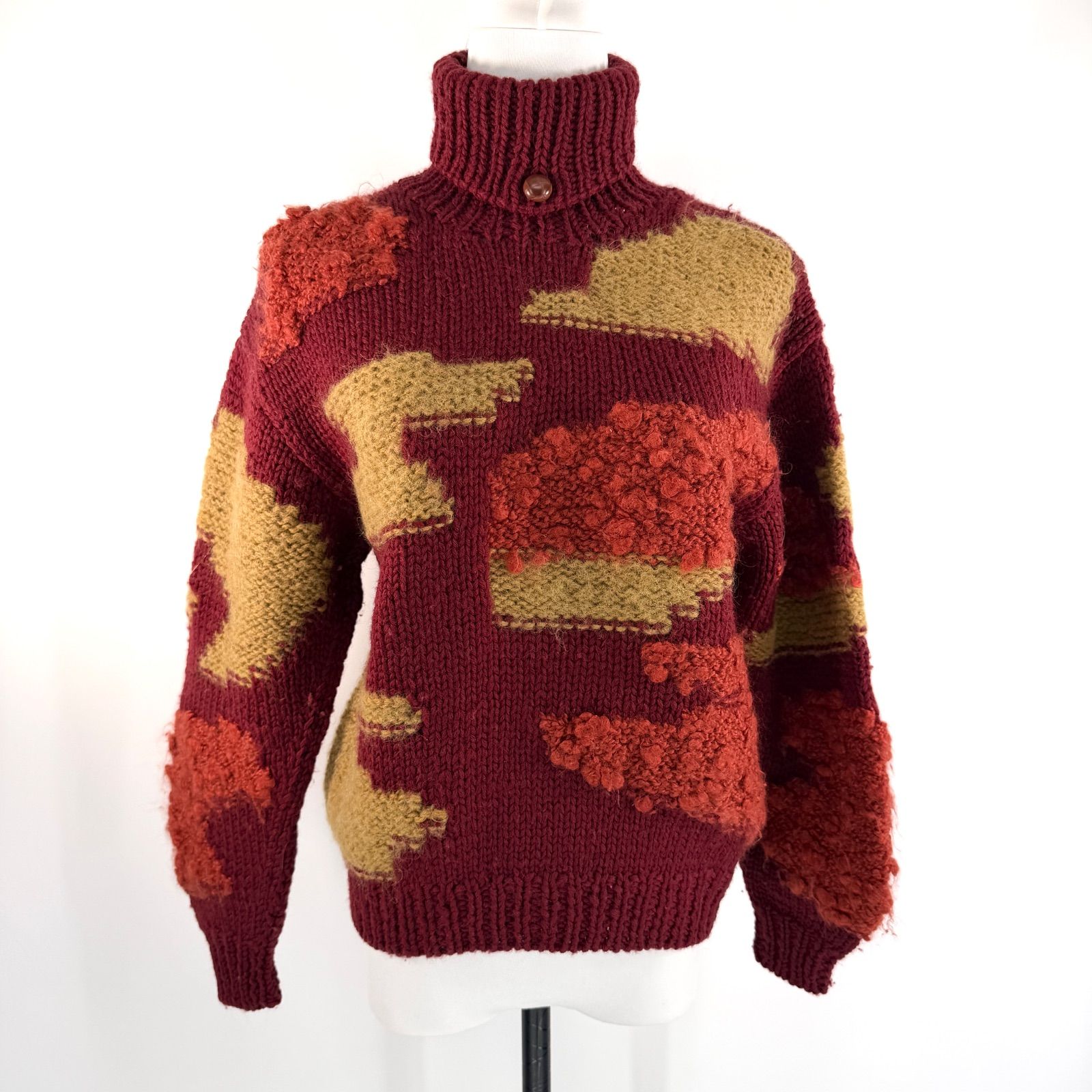 80s 90s Vintage Archive 顔タグ 日本製 山本寛斎 タートルネック