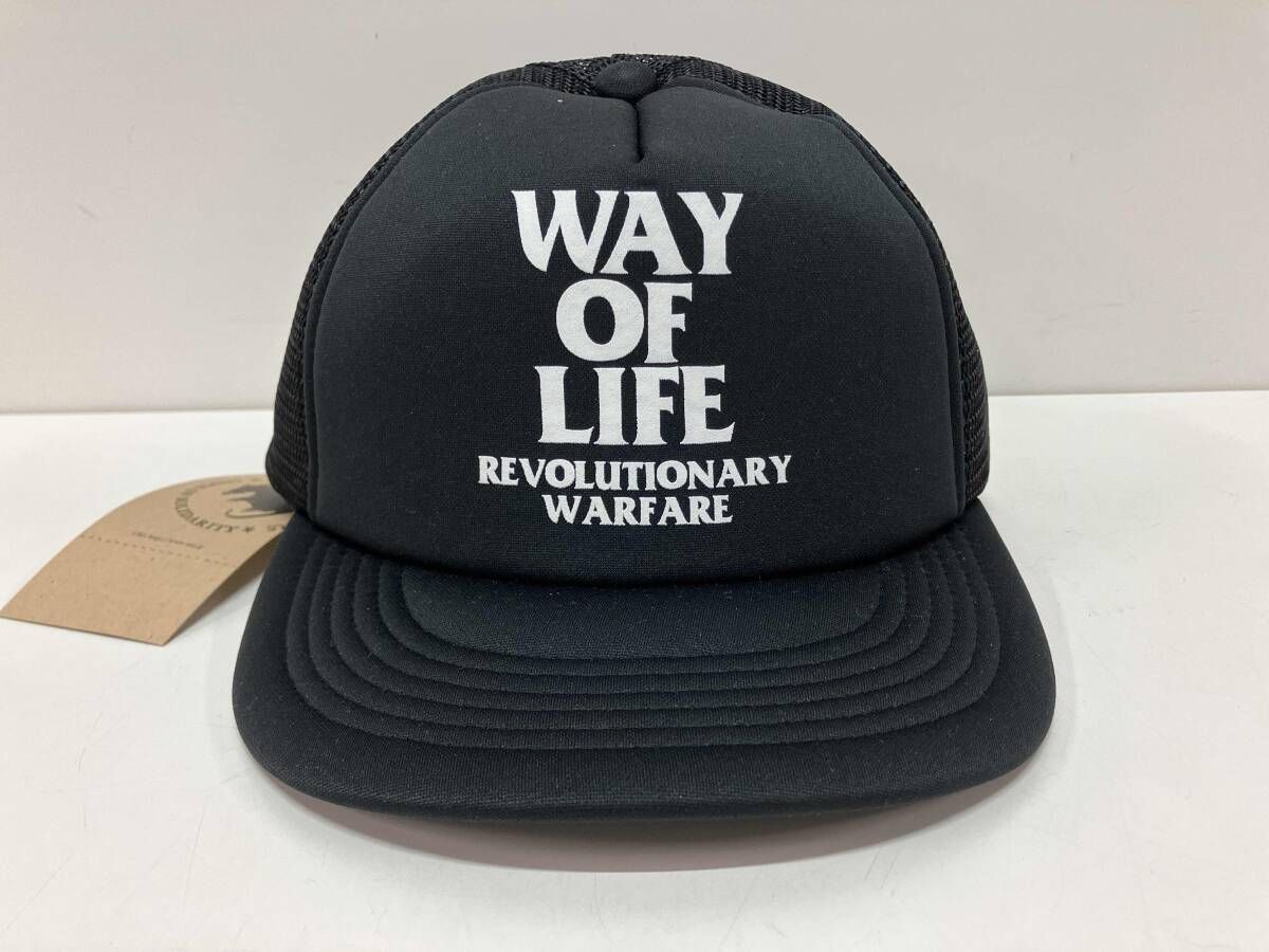 RATS ラッツ キャップ メッシュ 25SS MESH CAP WAY OF LIFE ブラック