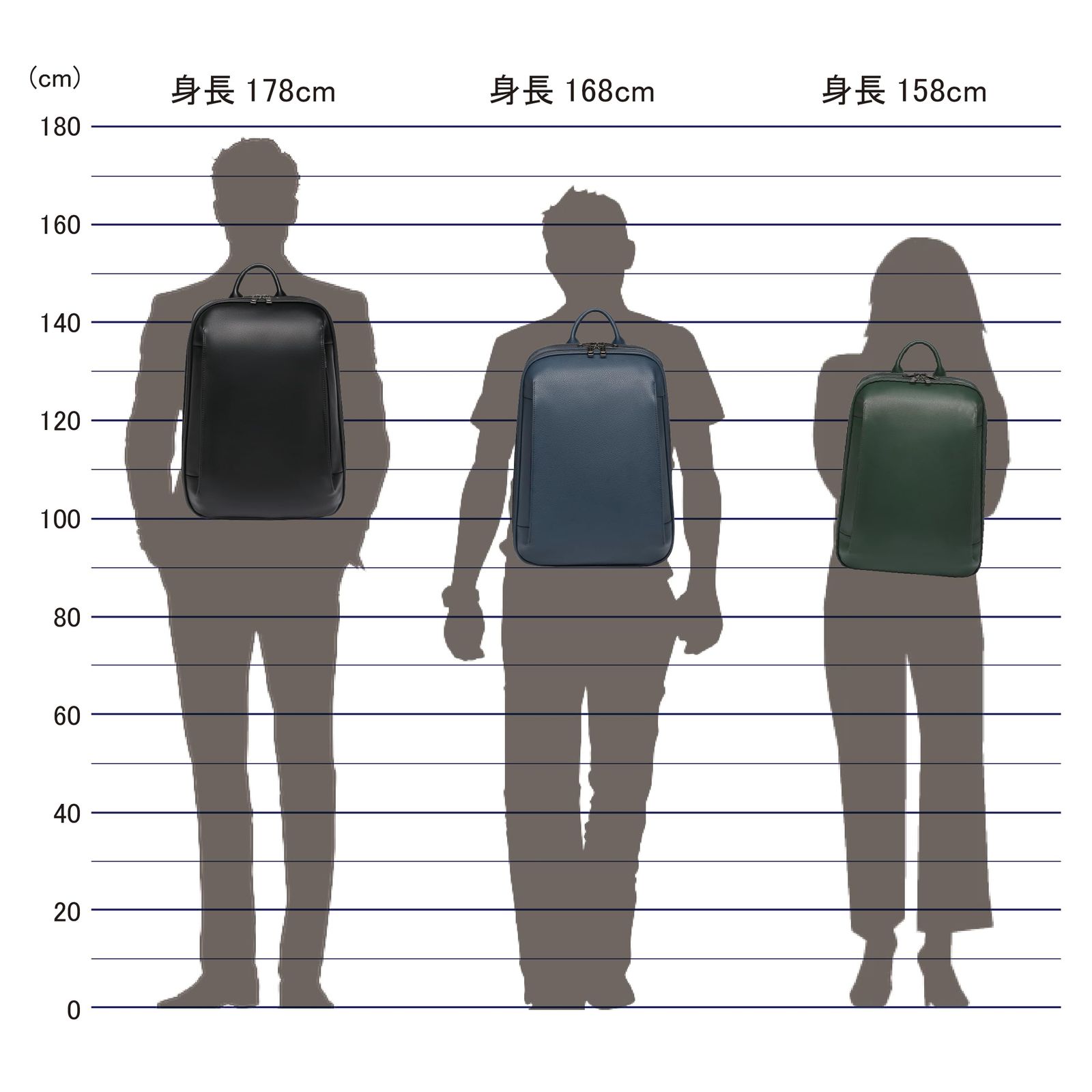 グッシオ イタリー] レザー バックパック メンズ リュックサック 牛革