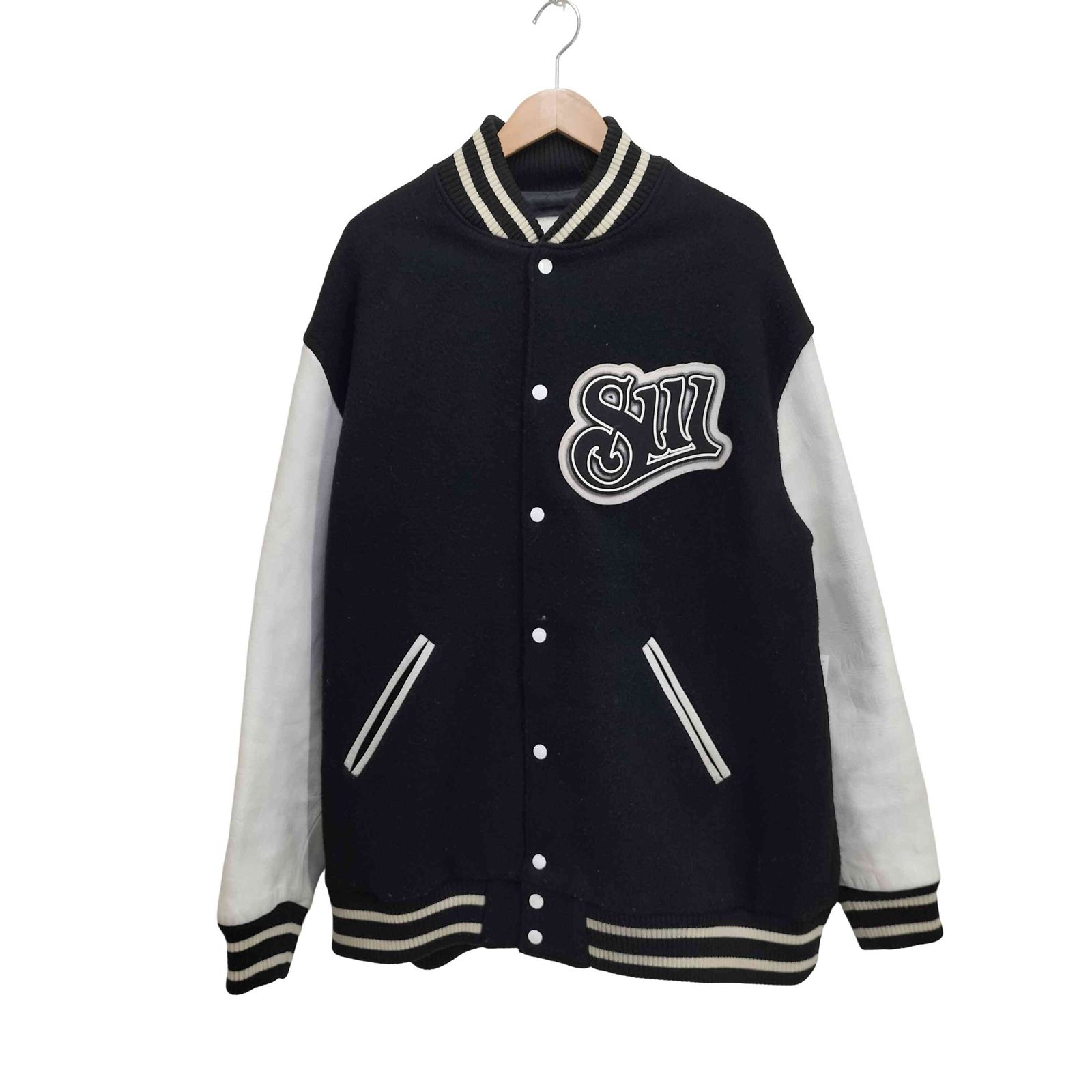 スワッガー SWAGGER ワッペン レザー切替 スタジアムジャケット