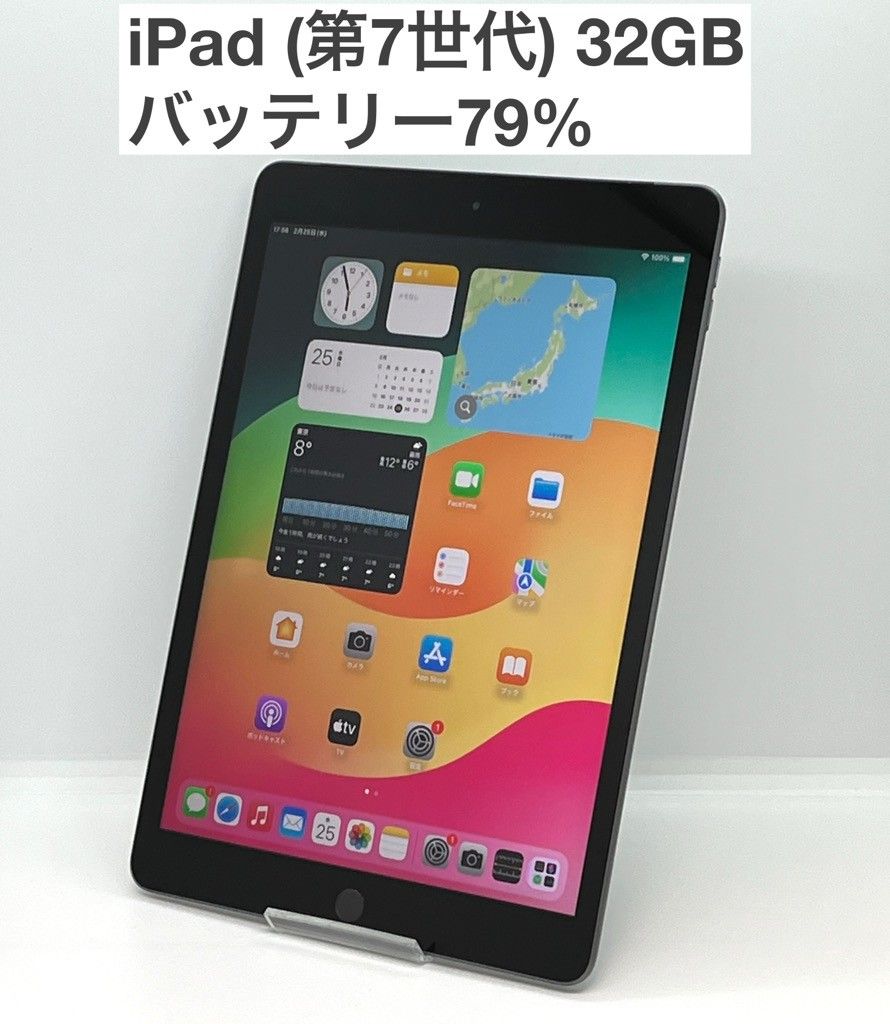 iPad 第7世代 32GB docomo SIMフリー スペースグレー MW6A2J/A