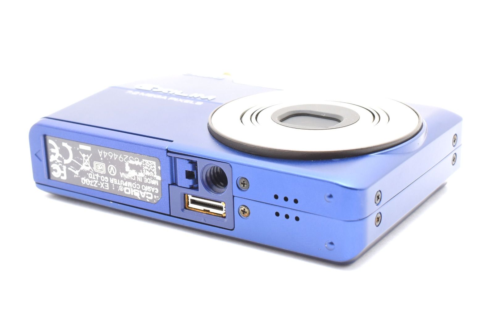 カシオ CASIO EXILIM EX-Z700ブルーSDカード付き - メルカリ