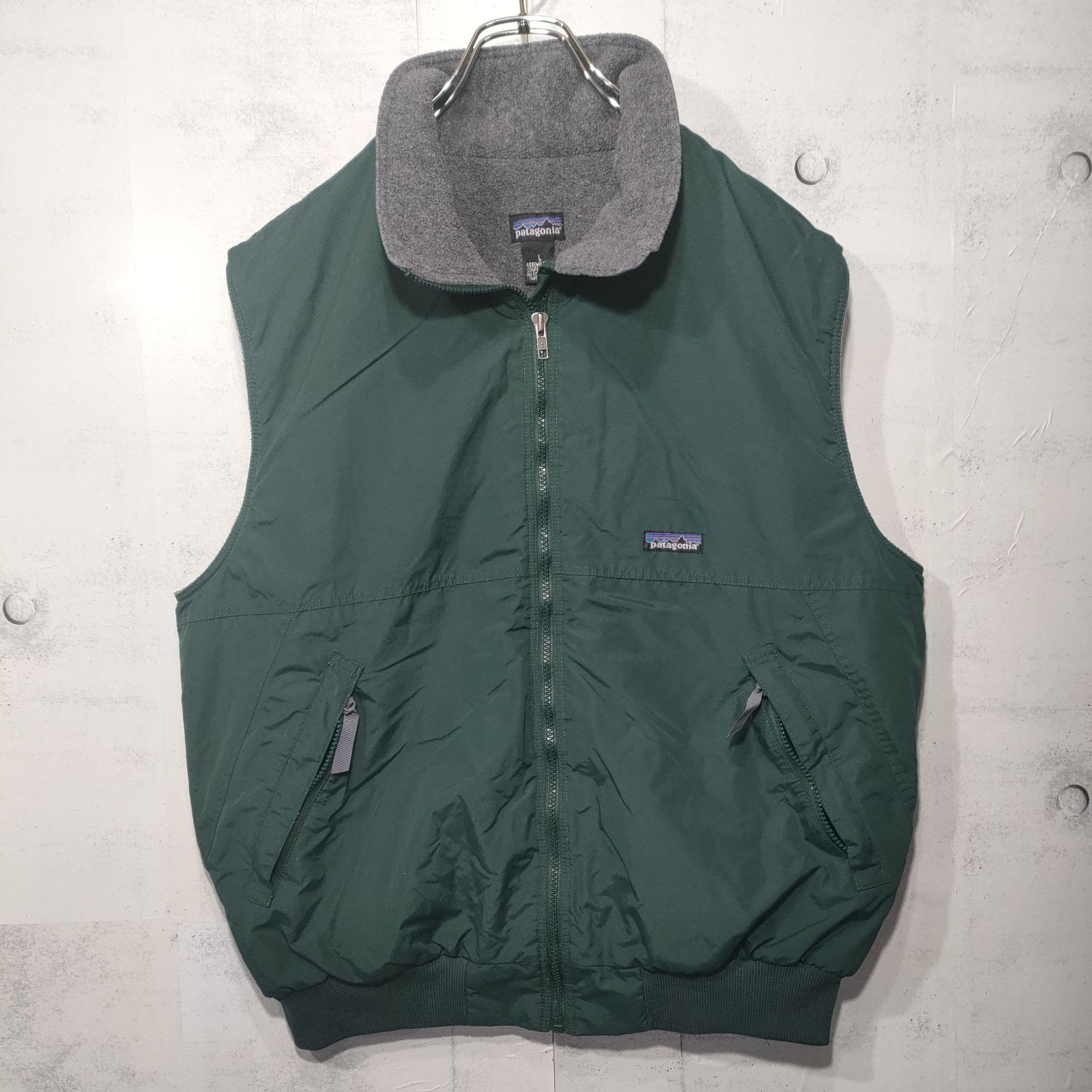 美品】Patagonia シェルドシンチラベスト ハンターグリーン Mサイズ