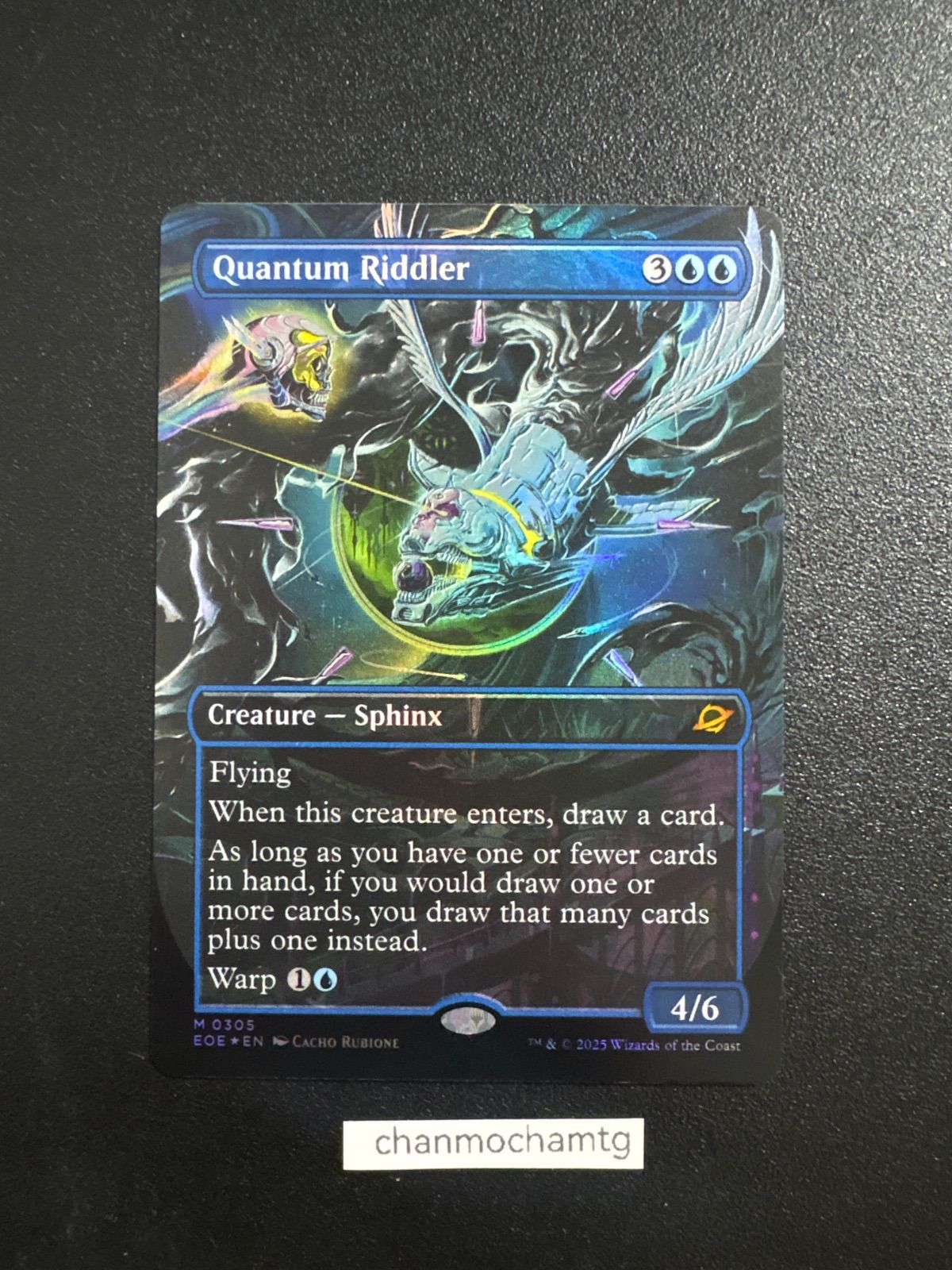 MTG 量子の謎かけ屋 日本語版 ボーダーレスfoil 久遠の終端 FOIL)量子