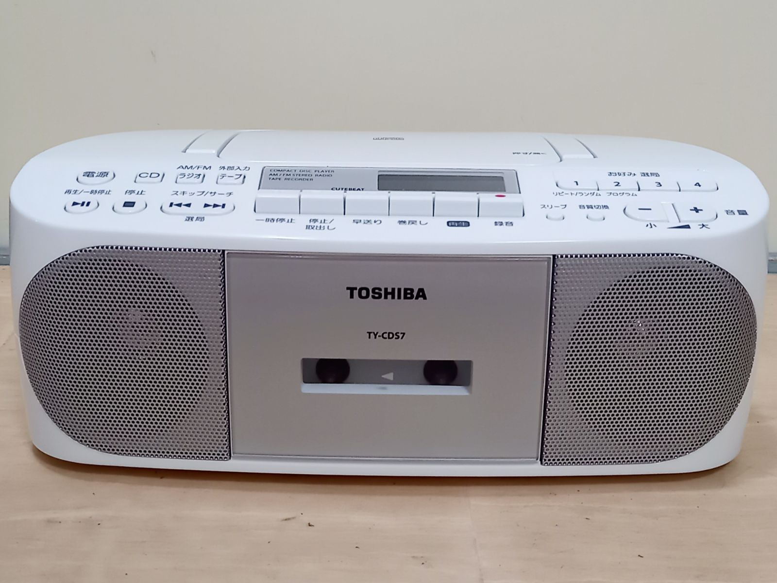 TOSHIBA 東芝 CDラジカセ TY-CDS7 - メルカリ