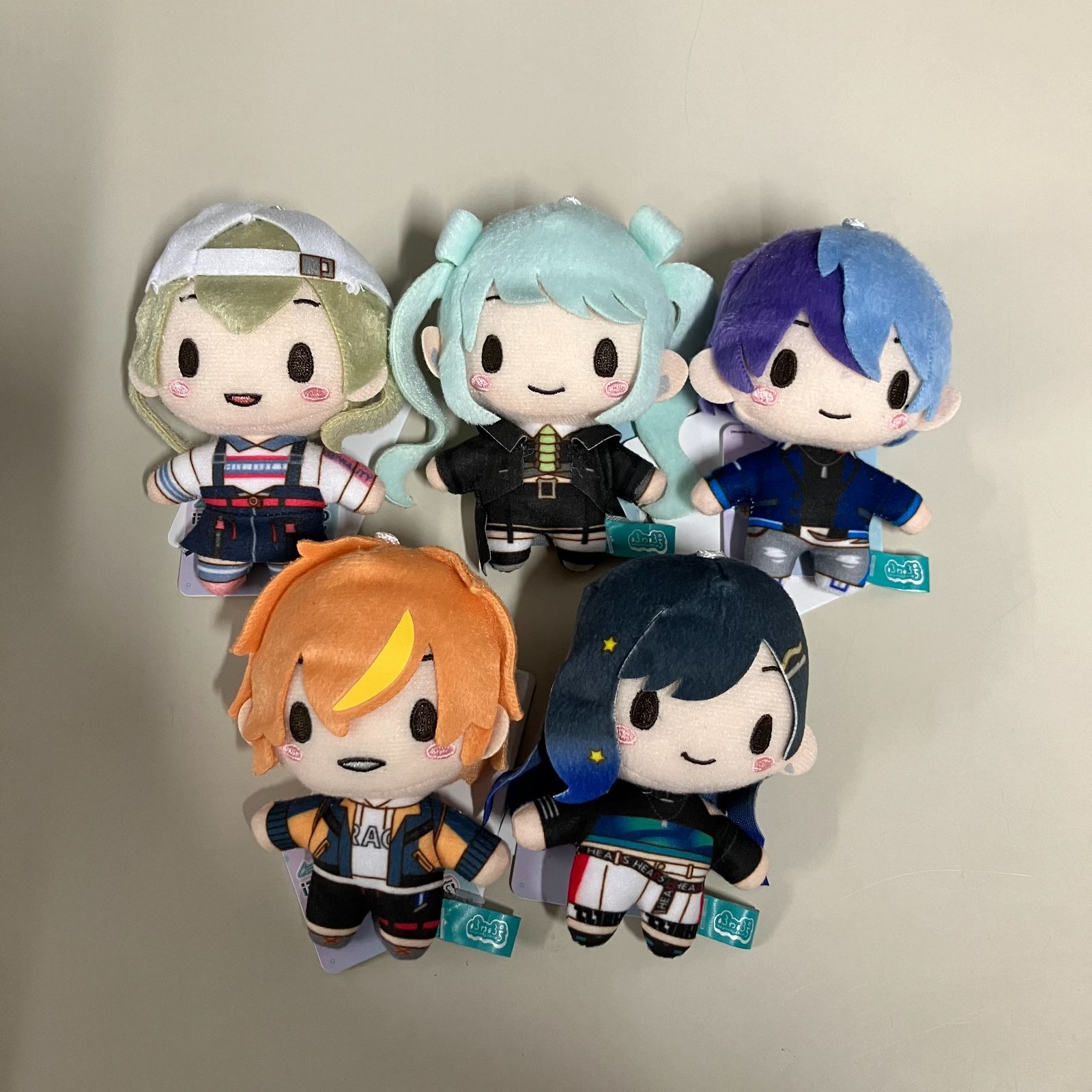 プロセカ ふわぷち マスコット 5種コンプセット “Vivid BAD SQUAD