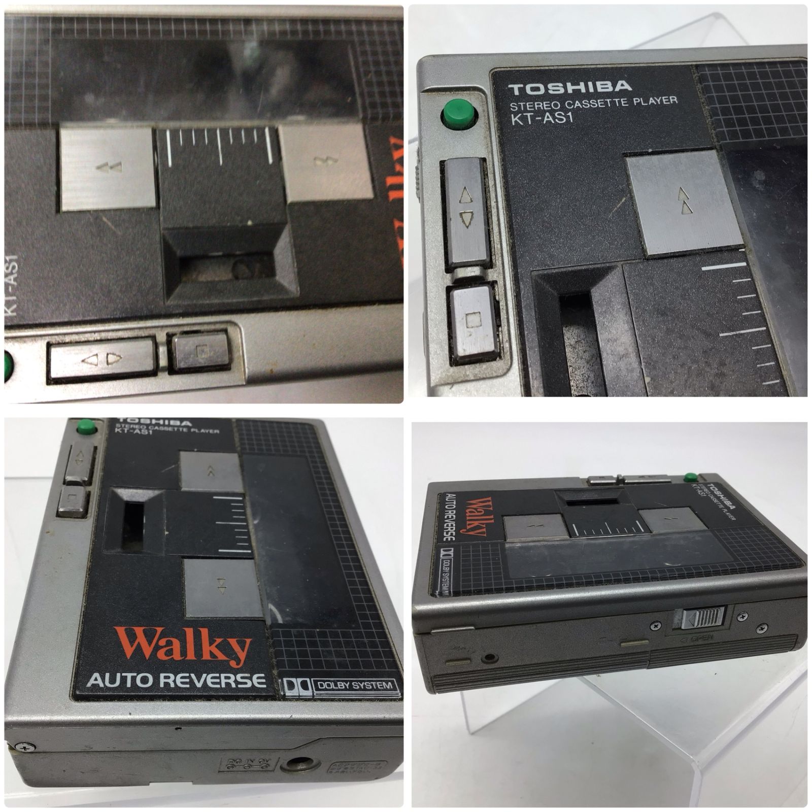 5213 【本体のみ】TOSHIBA Walky KT-AS1 ステレオカセットプレーヤー