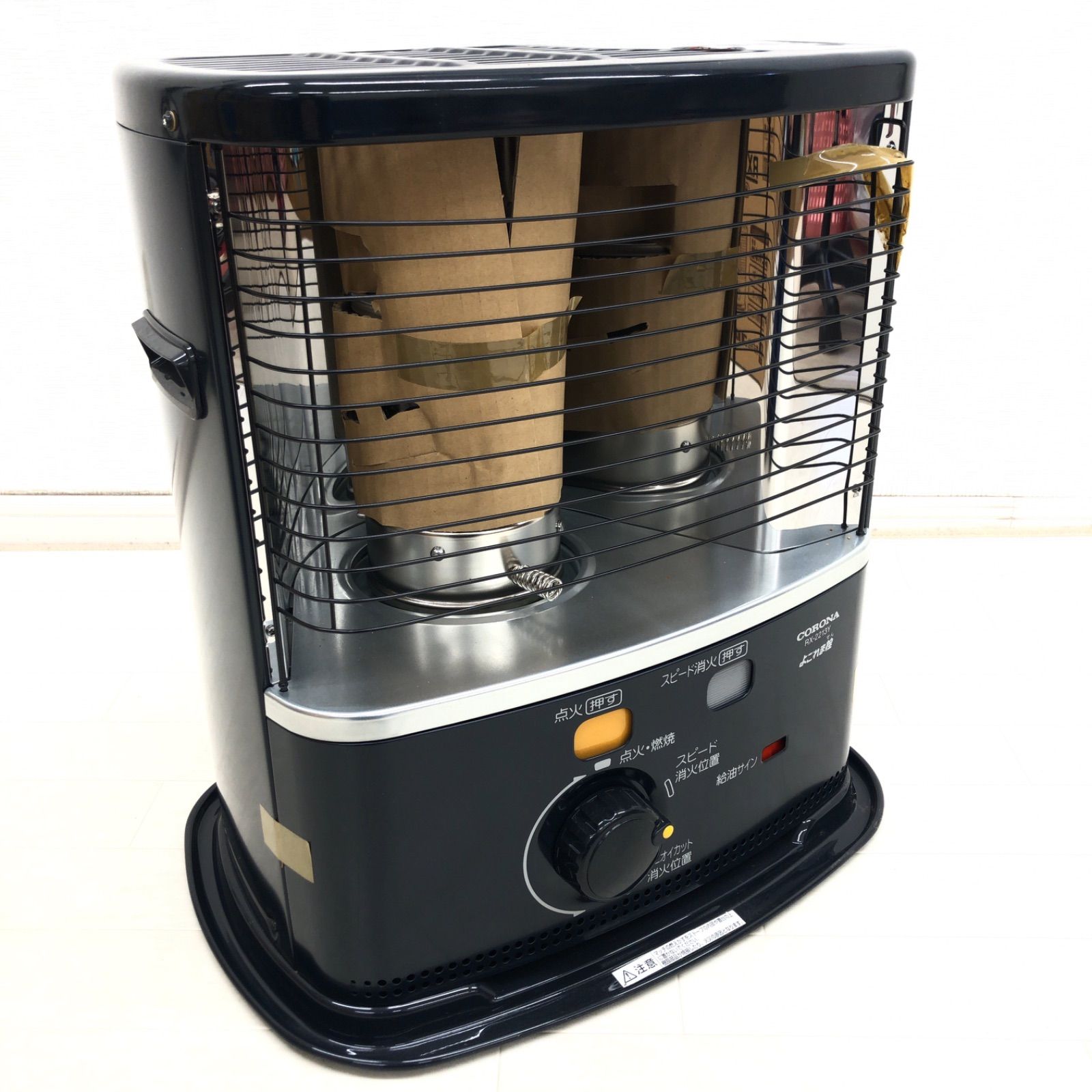 未使用 CORONA コロナ RX-2213Y-HDD 自然通気形開放式石油ストーブ 3.7