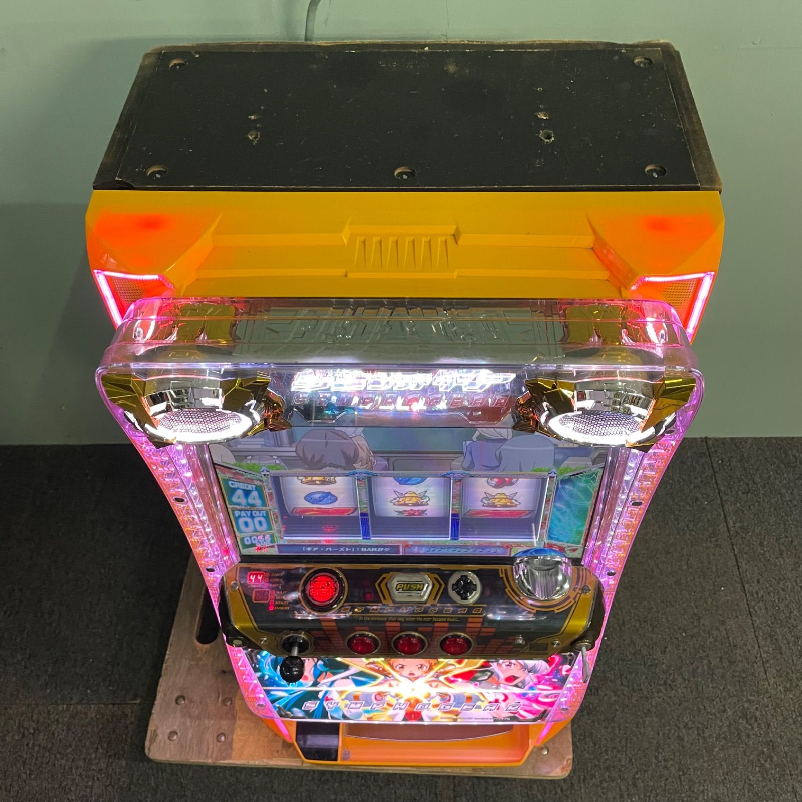 ♭ 戦姫絶唱シンフォギア 5号機 スロット 実機 鍵付き コイン不要機