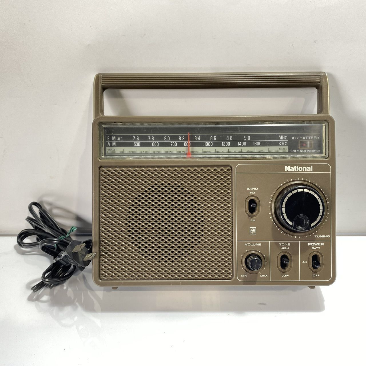 National ナショナル RF-567 ラジオ 昭和レトロ (管理番号：OKU9115/G3