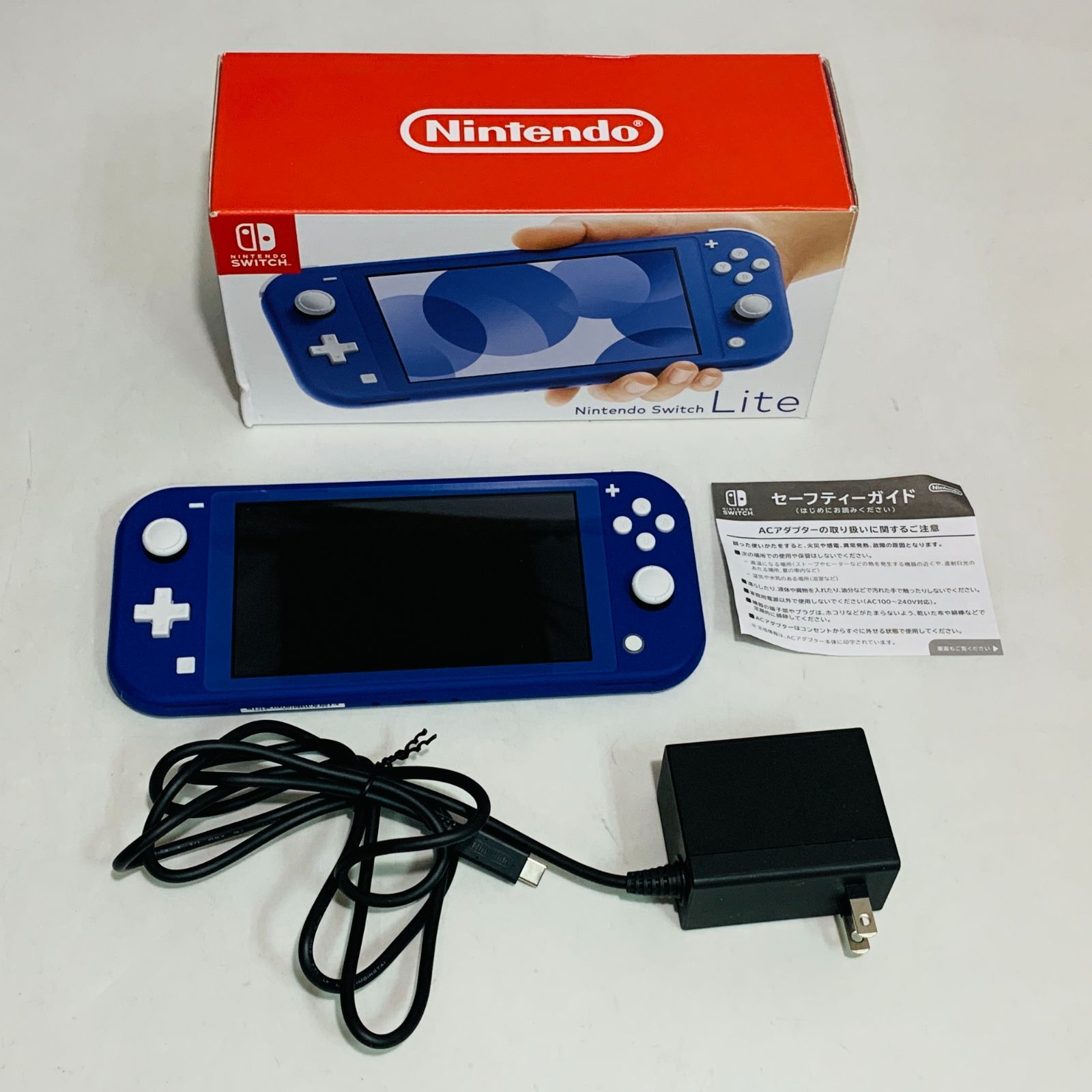 Nintendo Switch Lite 青/赤本体のみ動作品(A140) Nintendo Switch