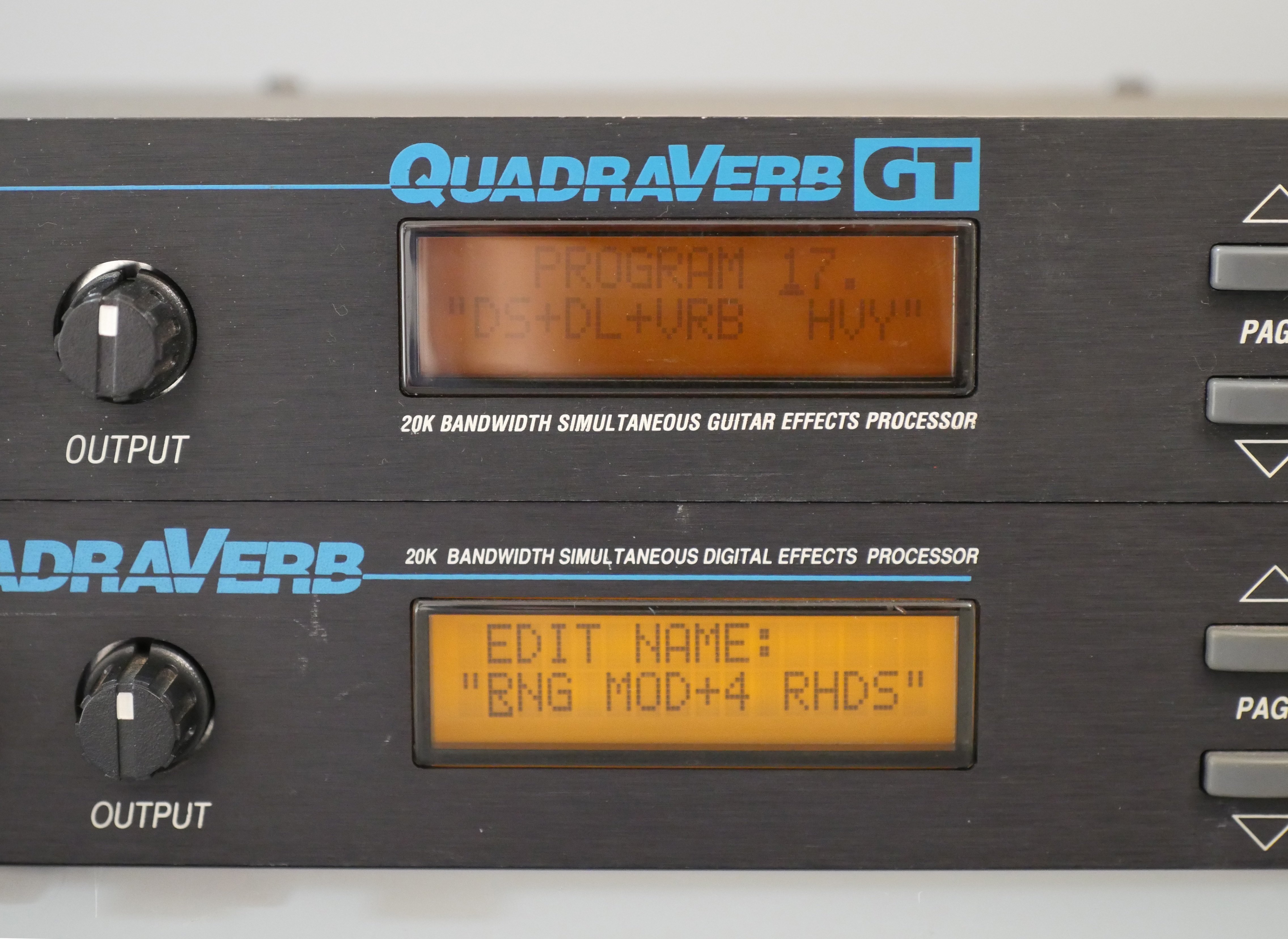 まさかの2台目ゲット、ALESIS QUADRAVERB、今度は「GT」｜Ryo Kimura