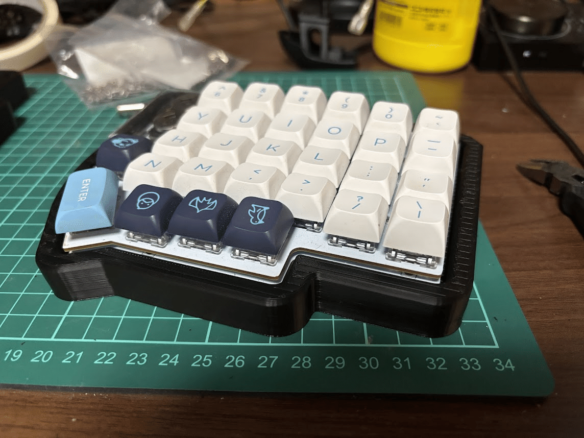 3DプリンターでLily58 Proのケースを試作してみた｜ぷらっく