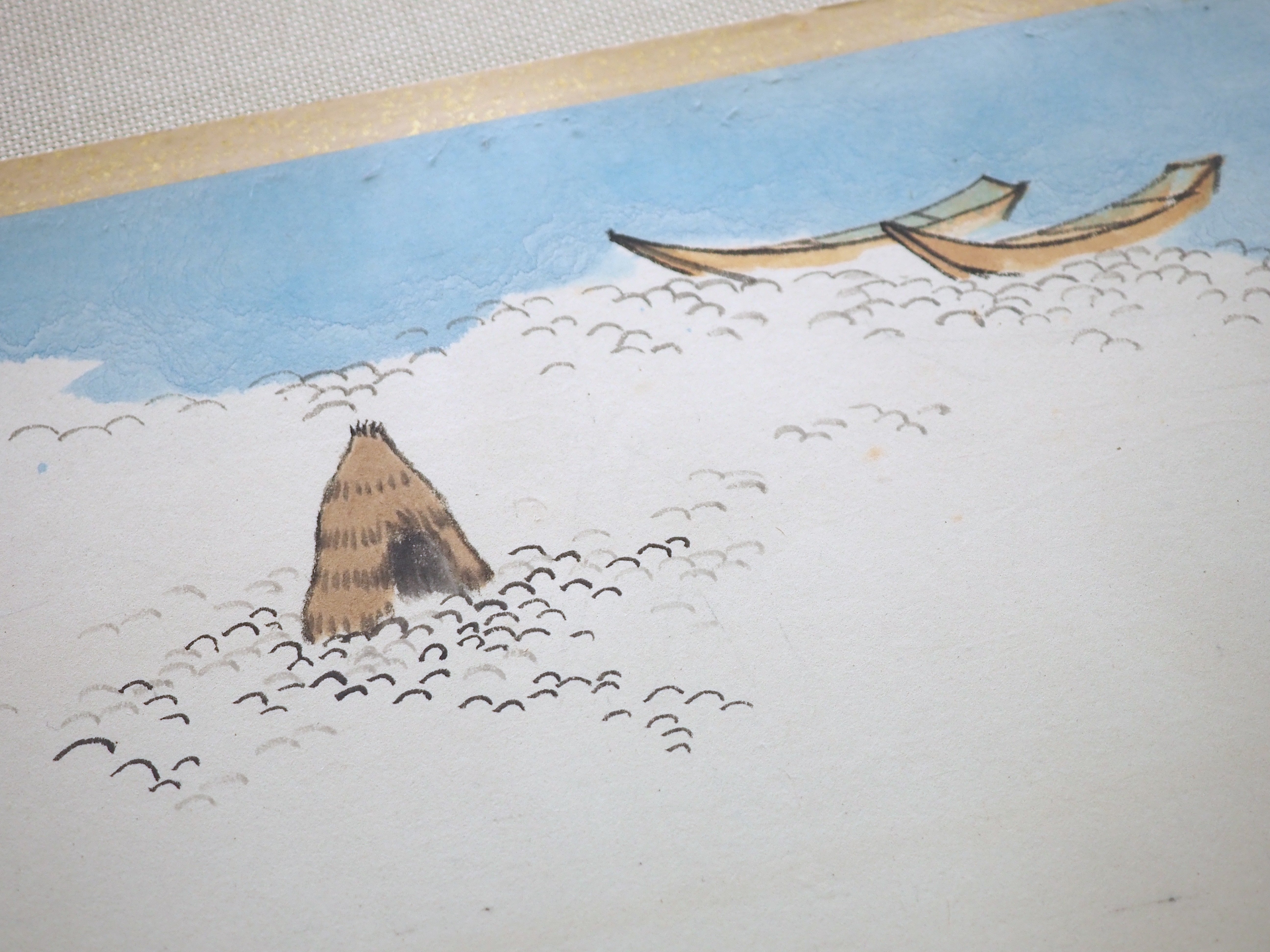 東海道五十三次絵巻》を見ていたら、横山大観の代表作《生々流転》が頭