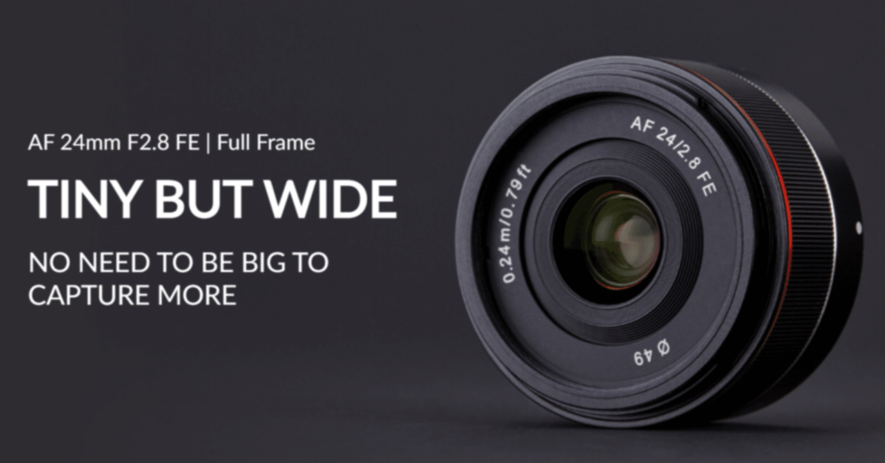 SAMYANGの単焦点広角レンズ24mm F2.8を買ったらα7sがお散歩カメラに