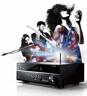 ハイレゾ再生、4K映像に対応したWi-Fi&Bluetooth内蔵ネットワークAV