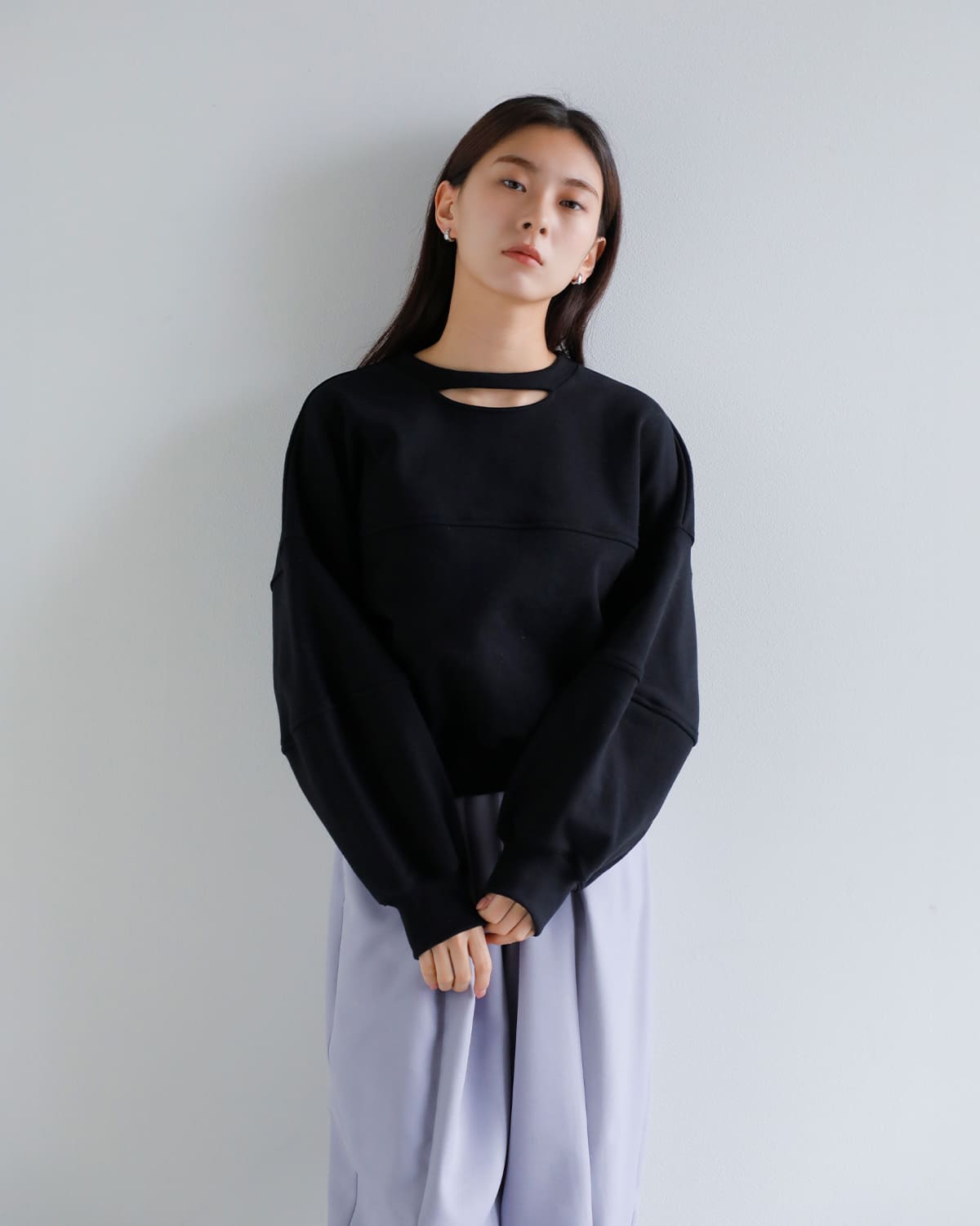 MANOF マノフ ムーン スリット スウェット トップス 80105-1053 2026ss