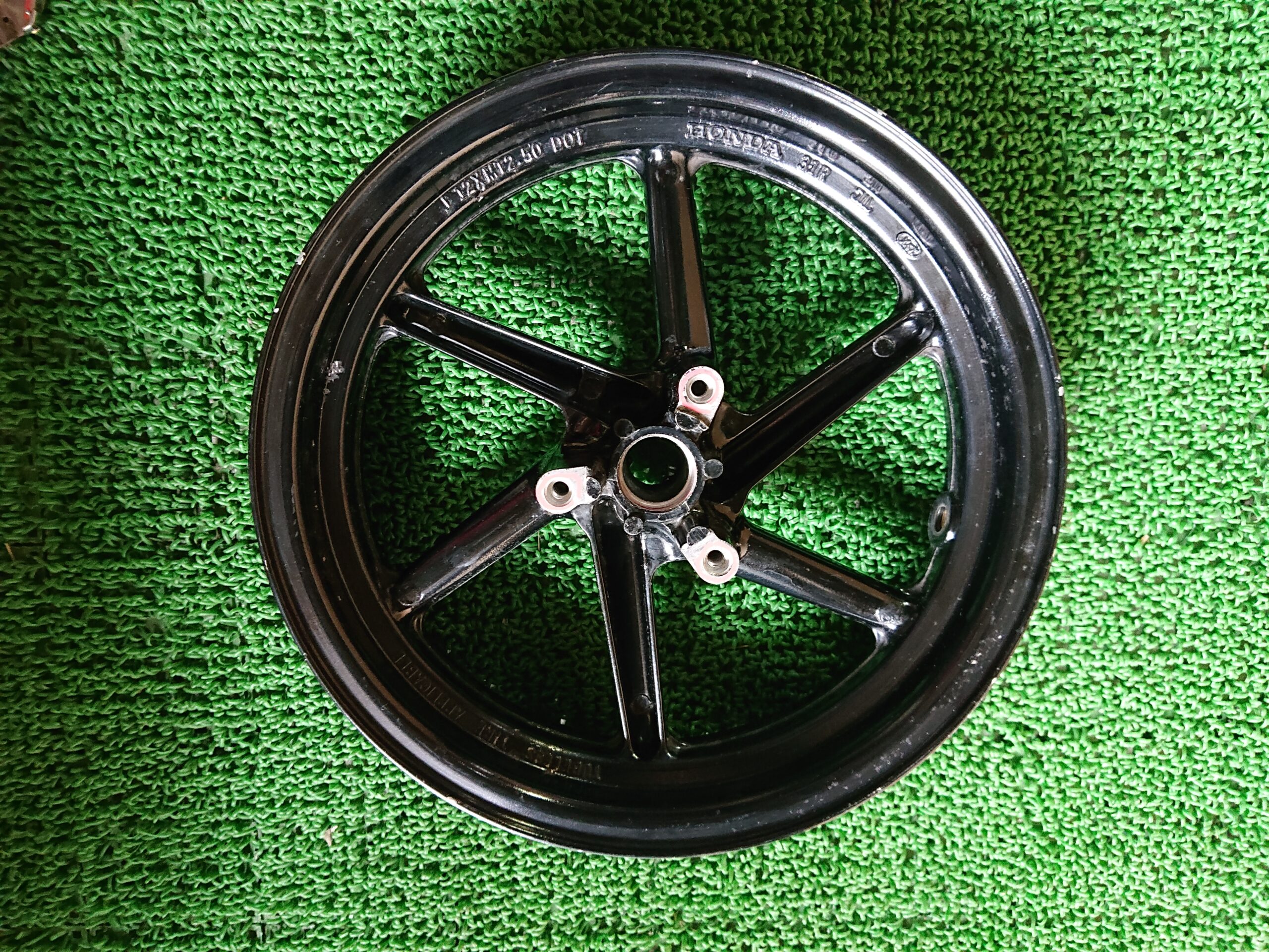 ホンダ NSR50 ホイール パウダーコート施工（粉体塗装） - AWANO