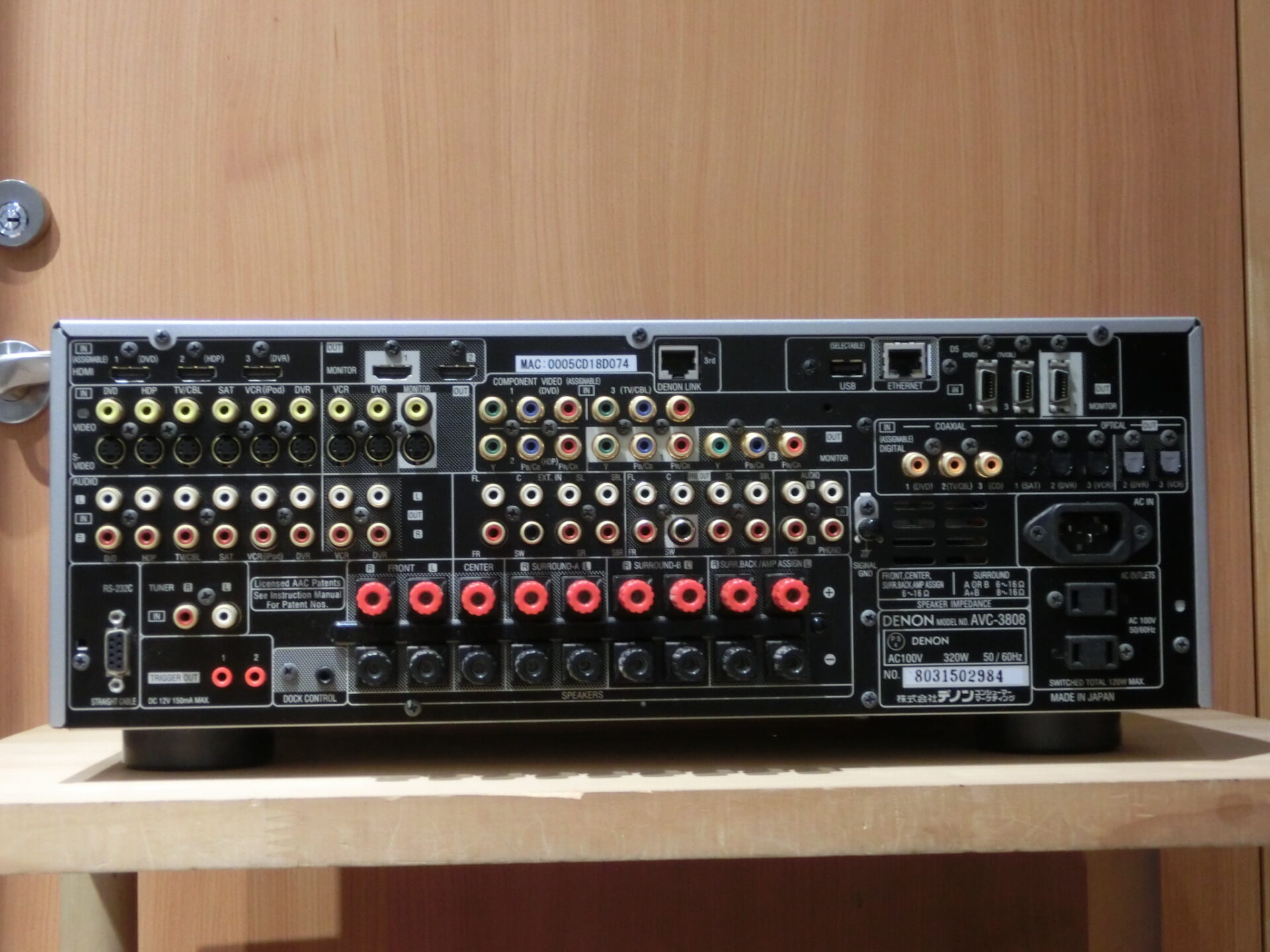 AVC-3808｜本格Hi-Fiオーディオ・ホームシアター専門店【アタッチ