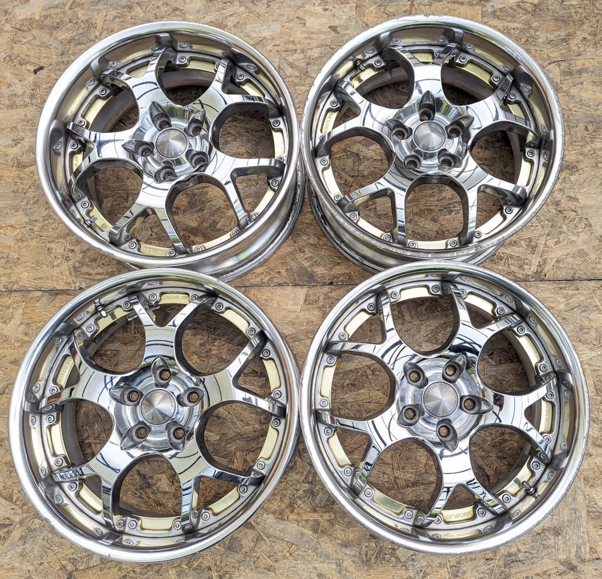 シーカー ワークseeker18インチ深リム ワーク order custom 0 【希少