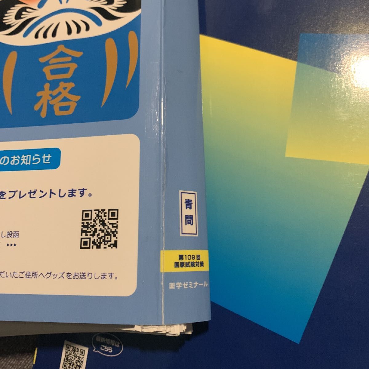 第109回薬剤師国家試験対策 青本 青問 裁断済 セット 薬ゼミ 薬学