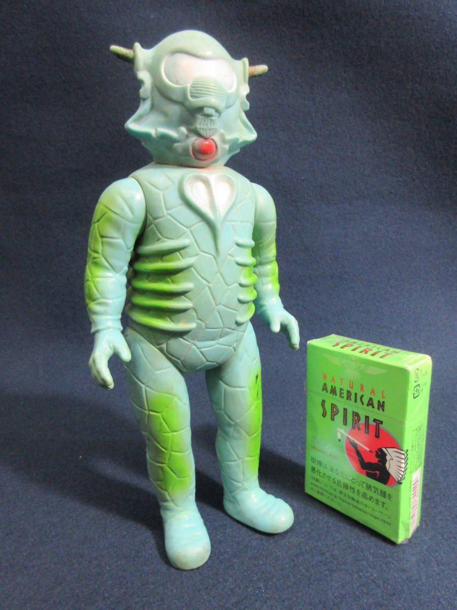 Yahoo!オークション - 5) 当時物 ソフビ ブルマァク 『ベル星人』 円谷