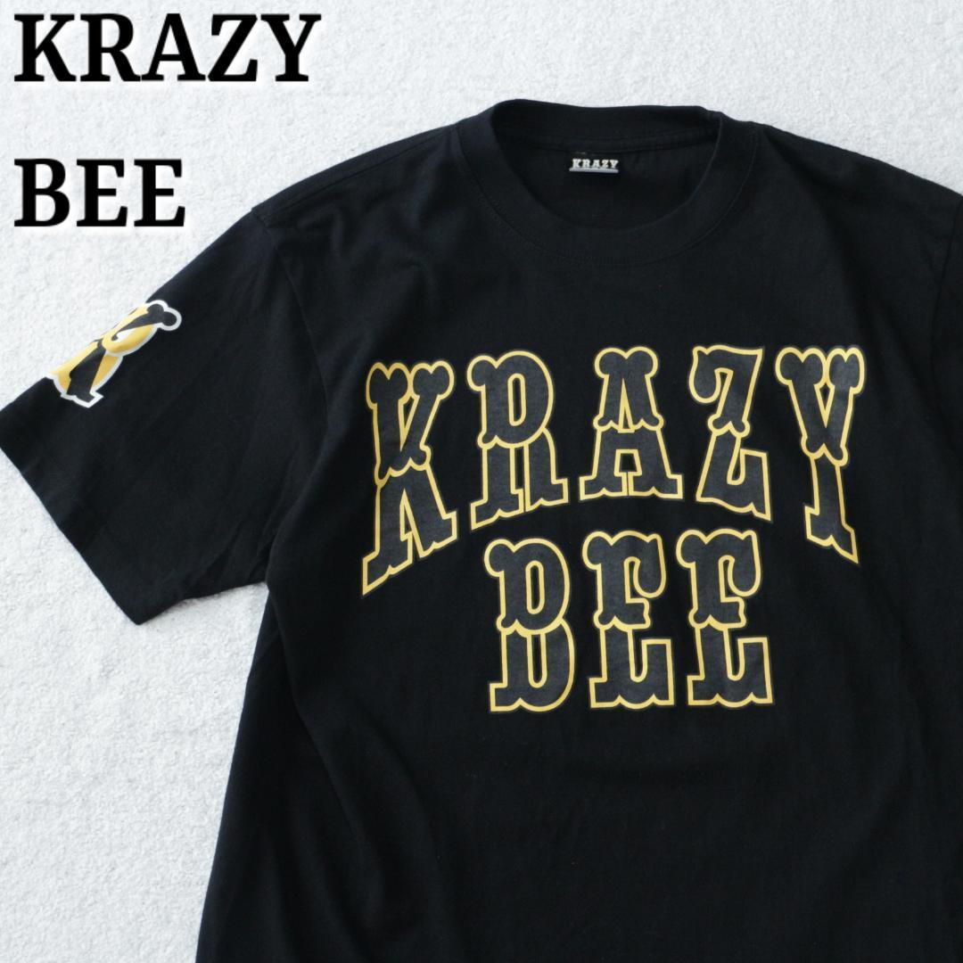 美品 KRAZY BEE クレイジービー 山本 KID Tシャツ ロゴ ブラック