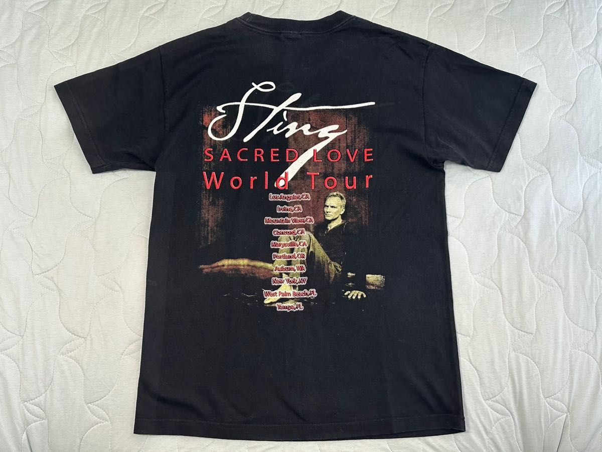 スティング STING ワールドコンサートツアー Tシャツ サイズM 半袖T
