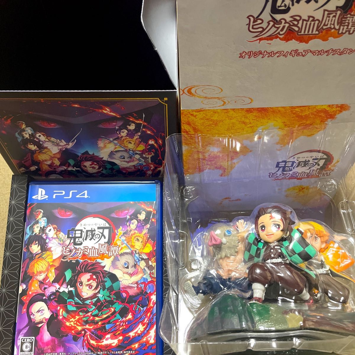 PS4ソフト・攻略本セット】鬼滅の刃 ヒノカミ血風譚 [フィギュアマルチ