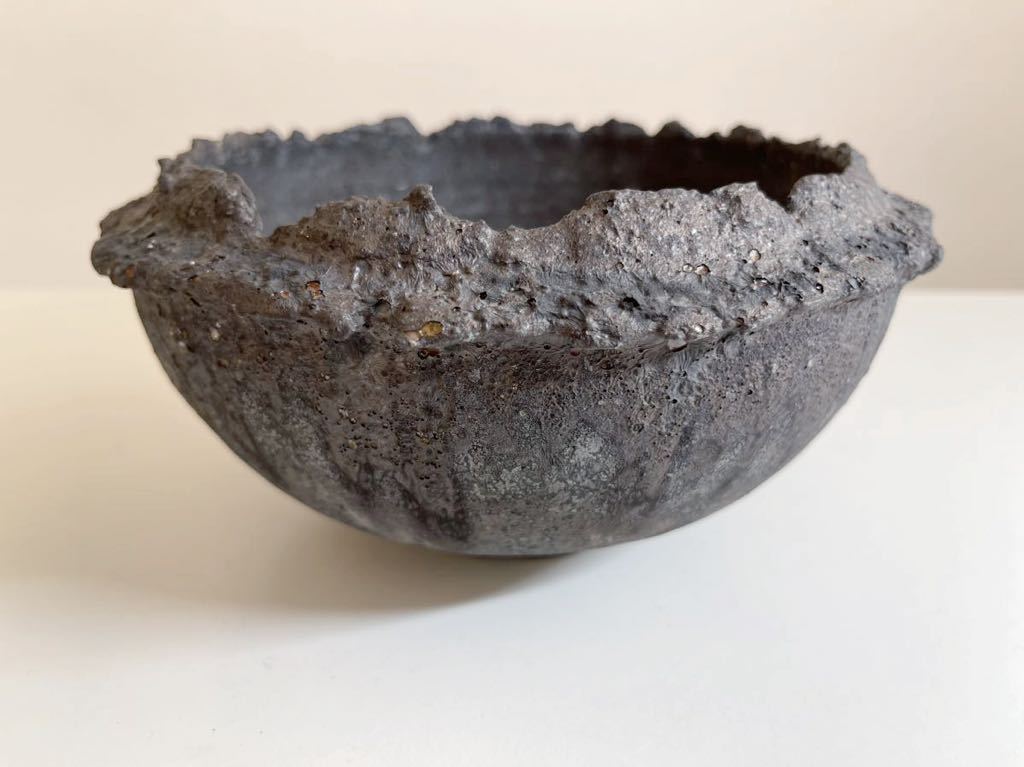 細川政己 陶器製 植木鉢 鉢 大鉢 細川政己 大鉢 y鉢 激安
