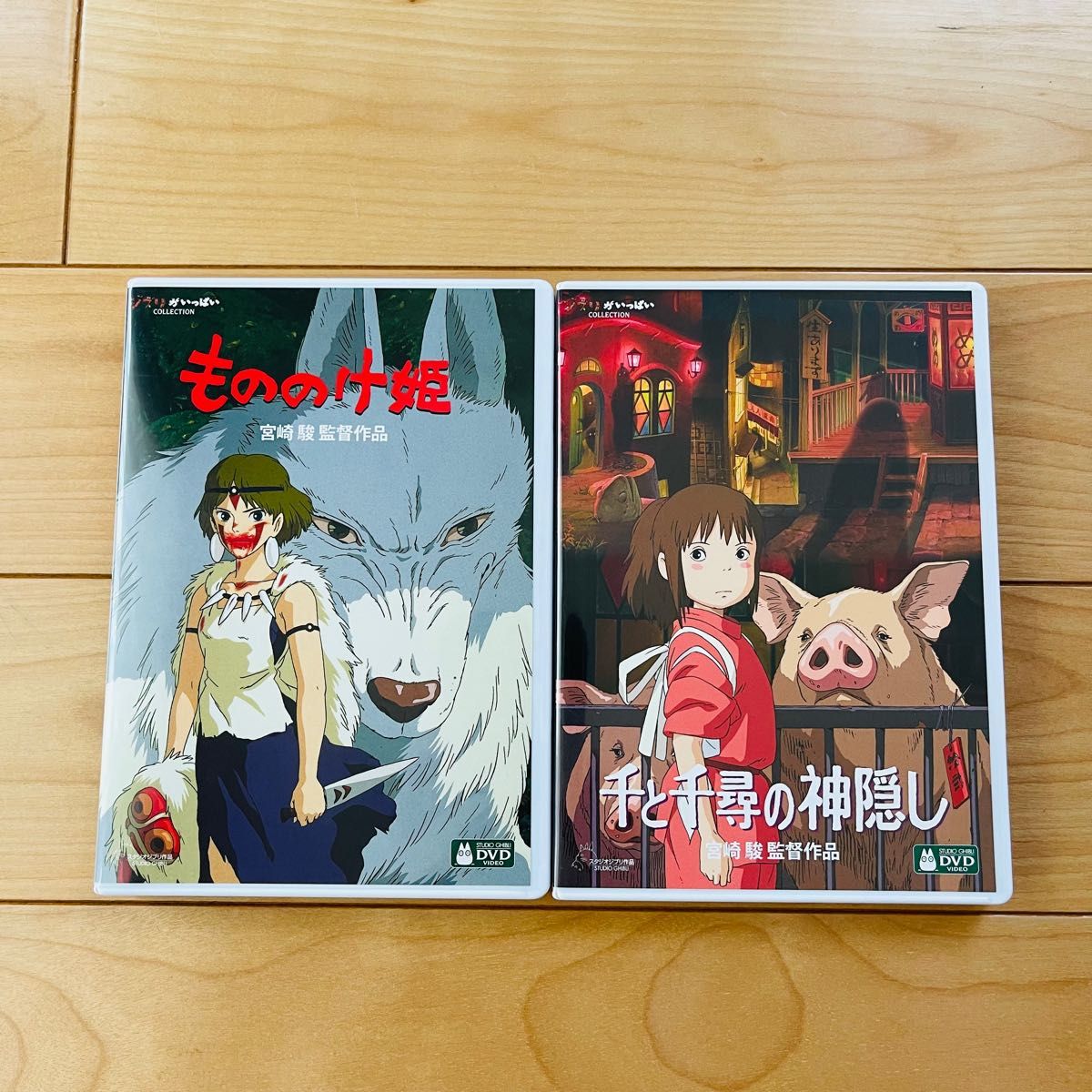 もののけ姫 千と千尋の神隠し 本編DVD ＋ 純正ケース セット 新品未