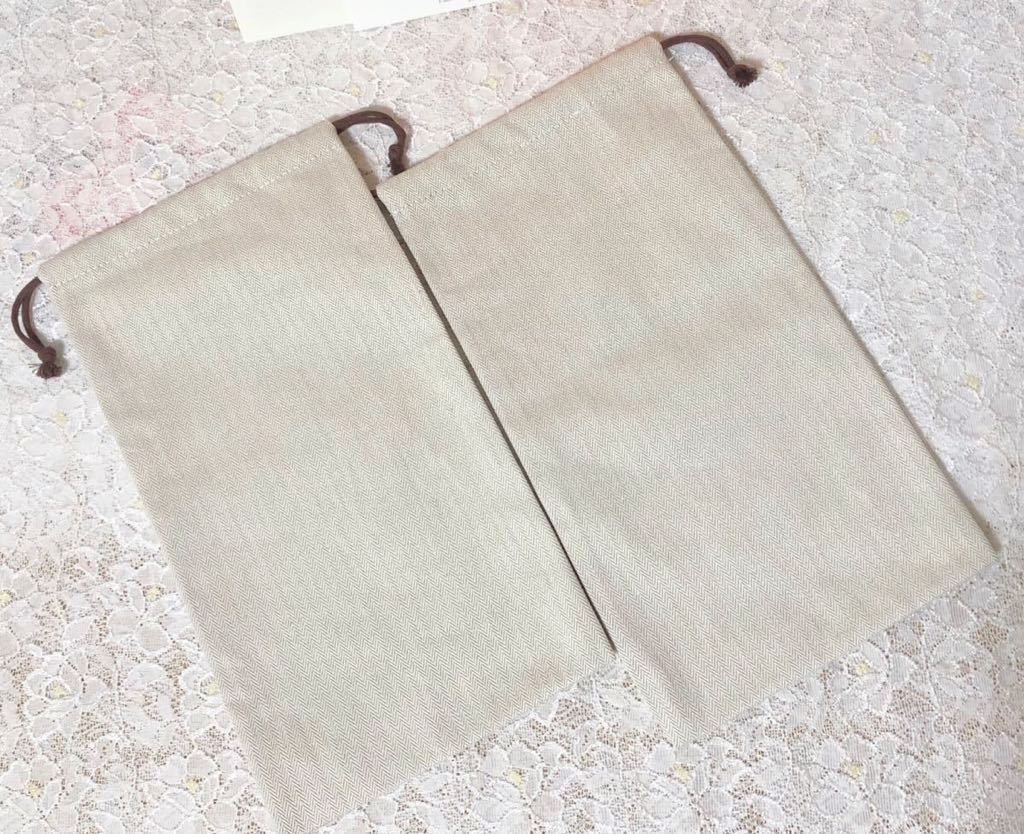 エルメス「HERMES」シューズ用空箱と保存袋2枚のセット(1891) 靴箱