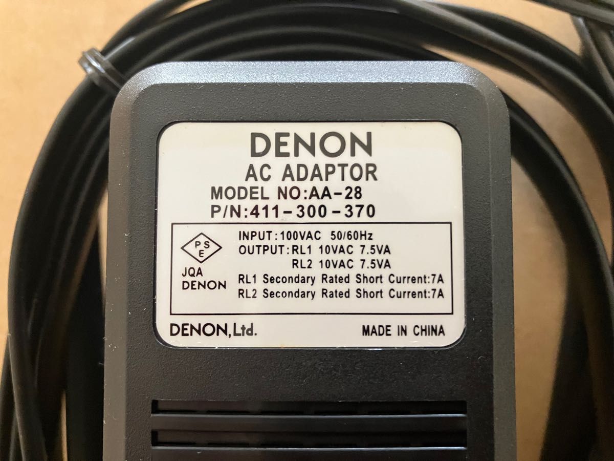 DENON デノン DJミキサー用 ACアダプター｜Yahoo!フリマ（旧PayPayフリマ）