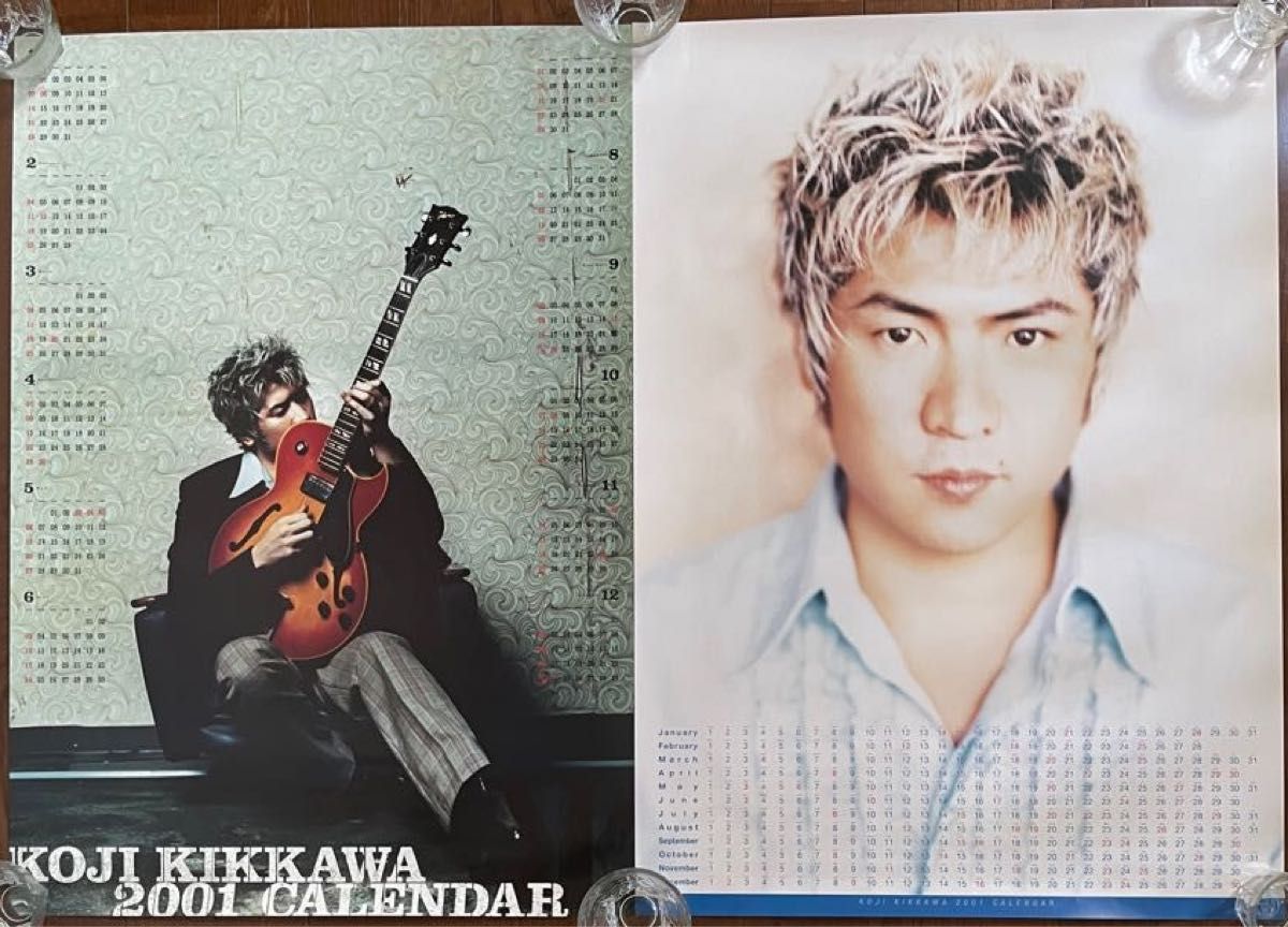 吉川晃司 ポスターカレンダー2枚 2001年｜Yahoo!フリマ（旧PayPayフリマ）